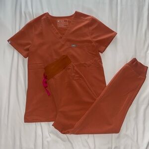 Figs Scrubs Catarina Top and Zamora Joggers